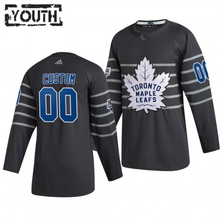 Camisola Toronto Maple Leafs Personalizado Cinza Adidas 2020 NHL All-Star Authentic - Criança